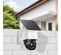 WIIYENA Metal Gutter Mount Bracket for Eufy SoloCam S340 E30 Solar Security Camera, Weatherproof Outdoor Mounting Solution, Easy Installation, Silver