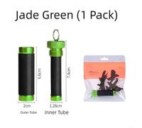 WIIYENA Portable 2 Section Fishing Line Puller Tool Made Of Aluminum Alloy Protects Hands And Line During Knot Tying And Line Pulling For Various Fishing Conditions(Green)