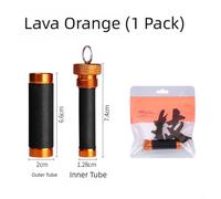WIIYENA Portable 2 Section Fishing Line Puller Tool Made Of Aluminum Alloy Protects Hands And Line During Knot Tying And Line Pulling For Various Fishing Conditions(Orange)