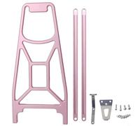 WIIYENA Rear Mounted Cycle Bike Carrier Rack for Brompton for P Line for C Line Foldable Bike Rear Luggage Storage Support Cycling Stand Brackets(Pink)