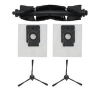 WIIYENA Robot Vacuum Spare Parts for Verefa L11 Pro Vacuum Cleaner Replacement Set with 2 Side Brushes 1 Main Brush 2 Bags