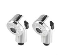 WIIYENA Shower Head Adapter, 2 Modes Shampoo Bed Chair Shower Head Hair With G1/2 Interface Handheld Showers Accessory Adjustable Water Spray for Salon(2pcs)