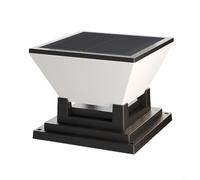 WIIYENA Versatile Solar Post Cap for 7x7-10x10 cm, 1500mAh LED Garden Light for Adjustable Warm to Cool White(106mm)