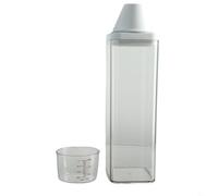 WIIYENA Washing PowWashing Powder Storage Container Stylish Laundry Detergent Storage Container with Measuring Cup and Pouring Spout Airtight Seal(700ml)