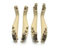 WIJHJET 2/4Pieces Left Right Interior Car Door Handle Inside Cover Trim for BMW for 5 Series for M5 for G30 for G31 2017-2022 Universal Car Interior Decor(Beige 4pieces)