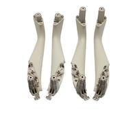 WIJHJET 2/4Pieces Left Right Interior Car Door Handle Inside Cover Trim for BMW for 5 Series for M5 for G30 for G31 2017-2022 Universal Car Interior Decor(Oyster 4pieces)