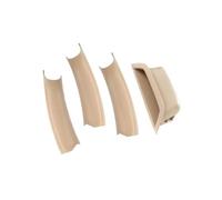 WIJHJET 4Pieces for BMW for X3 for X4 for F25 for F26 2010-2016 Car Interior Door Handle Panel Pull Cover Trim Universal Car Interior Decor(Beige Set)