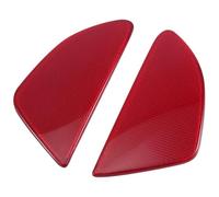 WIJHJET Car Interior Car Styling ABS Plastic Rear Tail Fog Light Lamp Reflector Panel Set For Mazda 2 For Demio 2015-2018