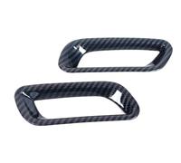 WIJHJET DRL Lights Tail Lights For Subaru XV 2012 2013 2014 2015 2016 Car Headlight Eyebrow Rear Window Front Fog Lamp Light Frame Cover Sticker Trim ABS Carbon Fiber