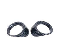 WIJHJET DRL Lights Tail Lights For Subaru XV 2012 2013 2014 2015 2016 Car Headlight Eyebrow Rear Window Front Fog Lamp Light Frame Cover Sticker Trim ABS Carbon Fiber