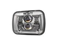 WIJHJET For For ZRX 1100 1200 5X7 Inch Rectangular Sealed Beam LED Headlights White DRL Amber Turn Singal Lights Headlamp Front Headlight(1PCS Chrome 85W)