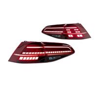 WIJHJET Front Headlight Car Styling Tail Lamp For VW For Golf 7 LED 2013-2019 For Golf 7.5 MK7 Rear Stop DRL Animation Brake Auto Accessories(Golf 7 halogen red)