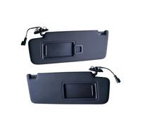 WIJHJET Practical/Functional Car Sun Visor, Black, 1 pair, For VW Golf 7, SportsVan, Jetta MK7, T-Cross, Passat B8, CC, E-Golf, T-Roc