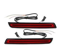 WIJHJET Rear Outer Brake Stop Lamp For Chevrolet For Malibu 2013 2014 2015 Car LED Red Rear Bumper Reflector Light Tail Brake DRL Day Lights Turn Signal Lamp Taillight
