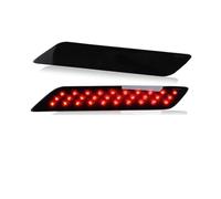 WIJHJET Rear Tail Light 1 Pair LED Rear Bumper Reflector Light For Civic Sedan 2013 2014 2015 Tail Stop Brake Lamp Car Accessories Tail Lights(2piece Smoke LENS)