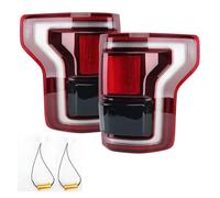 WIJHJET Rear Tail Light Lamp 1 Pair LED Tail Lights For F150 For F 150 2015 2016 2017 2018 2019 Rear With Driving Lamp Brake Reversing