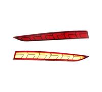WIJHJET Rear Tail Light Lamp 2PCS LED Rear Bumper Reflector Light For Hyundai For Solaris For Accent 2017 2018 2019 Tail Brake Lamp Auto Fog(Model B,2 Functions)