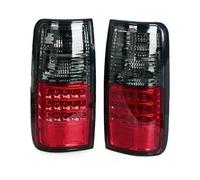 WIJHJET Rear Tail Light Lamp Turn Signal Reflector Lamp Car Accessories 2 Pcs Rear Brake Tail Light For Toyota For Land For Cruiser For FJ80 1991 1992 1993-1997(Red and Black Shell)
