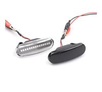 WIJHJET Side Indicator 2Pcs Dynamic LED Turn Signal Side Marker Light Repeater Lamp FOR Lancia Musa (350) 2004.10-2012.09 Turn Signal Lamp(Dynamic Crystal)