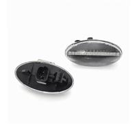 WIJHJET Side Indicator LED Turn Signal Side Marker Lights Blinker Lamp For Citroen Berlingo Xsara Picasso Jumpy Elysee Crosser Dispatch C1 C2 C3 C4 C5 Turn Signal Lamp(Dynamic Crystal)