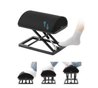 Wikabex Truly Infinite Height Adjustable Footrest｜No Bending Needed-Foot Step-to-Adjust｜2.7"-13.1" Height｜Washable｜Foot Rest Stool for Under Desk at Work, Office/Home/Gaming/Study Desk Essentials