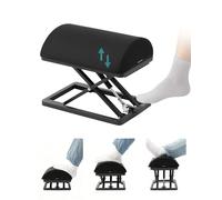Wikabex Truly Infinite Height Adjustable Footrest｜No Bending Needed-Foot Step-to-Adjust｜2.7"-13.1" Height｜Washable｜Foot Rest Stool for Under Desk at Work, Office/Home/Gaming/Study Desk Essentials