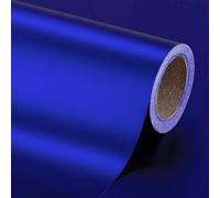 Wikadlik Matte Royal Blue Wrapping Paper Roll, 43cm x 10m Solid Color Gift Wrap Paper for Fathers Day, Birthday, Holiday