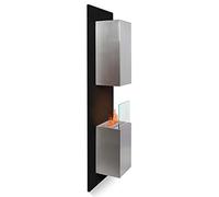 Wikao Kaptur XL - Black, Wall-Mounted Ethanol Fireplace and Stoves (Organic, Wall-Mounted)
