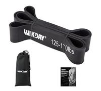 WIKDAY Resistance Bands for Working Out, Exercise Bands, Black, 125-170lbs