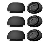 Wiki VALLEY 3Pairs Ear Tips for Airpods Pro 2nd Generation and Airpods Pro,Silicone Eartips Replacement for Apple Airpods Pro EarBuds with Noise Cancelling(Fit in Charging Case) S/M/L-Black