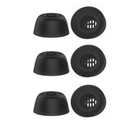 Wiki VALLEY Earplugs for Huawei Buds Pro Headphones, 3 Pairs Silicone Ear Pads Non-Slip Ear Plug Cover Compatible with Buds Pro (Fit in Charging Case) - Black