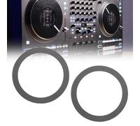 WIKIBB for Rane Performer Turntable Controller Scratch DJ Slipmats 7" Slip Rings Mat