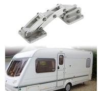 WIKIBB Hidden Door Hinges Aluminum Hidden Scissor Hinge Adjustable Mounting Drawer Scissor Hinges