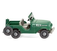 Wiking 001103 Jeep W & W Wooden Construction HO 1:87 New