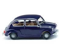 WIKING 0099 07 Fiat 600 - Dark Blue HO 1:87