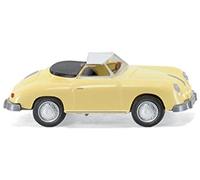 Wiking - 016040 - Porsche 356 Cabrio - yellow (1/87)