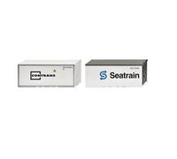 Wiking 01827 Accessory Pack - 20' Container Contrans / Seatrain, HO, New 2023