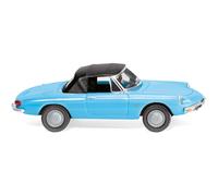 Wiking 020604 Alfa Romeo Spider Duetto Closed Roof 1966 Light Blue HO Scale 1:87