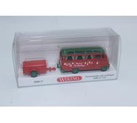Wiking 026005 Panorama Bus with Trailer Christmas Model 1:87 H0 NEW OVP