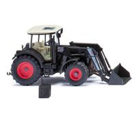 WIKING 036312 HO Scale Claas Arion 640 With Front Loader 150 - Black