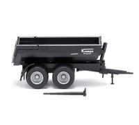 WIKING 038819 HO Scale Agricultural Trailer Black Krampe Kipper Halfpipe