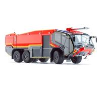 Wiking 043048 Rosenbauer FLF Panther 6X6 Fire Engine, 1:43 Scale, From 14 years, Many Functions, Movable Front Axle, Movable Extinguishing Lance and Removable Extinguishing Cannon