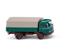 Wiking 043403 - 1/87 Flatbed Truck (MB LP 321) - Opal Green - New