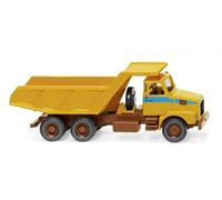 Wiking 067106 Volvo N10 Tipper Trailer Maize Yellow 1973-85