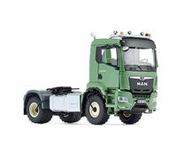 WIKING 077650 MAN TGS 18.510 4x4 BL 2-Axel Tractor, Model Truck, 1:32, Metal/Plastic, For Ages 14+, Multiple Features, Incl. Tyre Pressure Control System, Swivelling Radiator Grille, Green Ackerdiesel