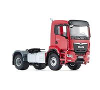 WIKING 077653 MAN TGS 18.510 4x4 BL 2-Axel Tractor, Model Truck, 1:32, Metal/Plastic, For Ages 14+, Multiple Features, Incl. Tyre Pressure Control System, Swivelling Radiator Grille, Red