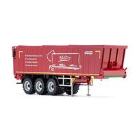 WIKING 077657 Krampe Rollbandwagen SB II 30/1070, Model, 1:32, Metal/Plastic, For Ages 14+, Multiple Features, Moving Tailgate, Telescopic Supports, Red