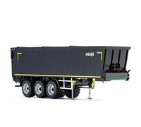 WIKING 077659 Krampe SB II 30/1070 Conveyor Belt Trailer, Model, 1:32, Metal/Plastic, For Ages 14+, Multiple Features, Moving Tailgate, Telescopic Supports, Black