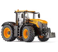 Wiking 077848 JCB Fastrac 8330 Model Tractor, 1:32, Metal/Plastic, from 14 Years, Many Functions, Interchangeable Wheels, Detailed Cabin with Instruments, Bonnet for Opening