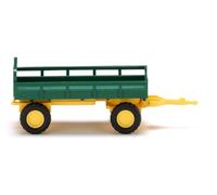 WIKING 086904 HO Scale Green Two-Axle Agricultural Trailer